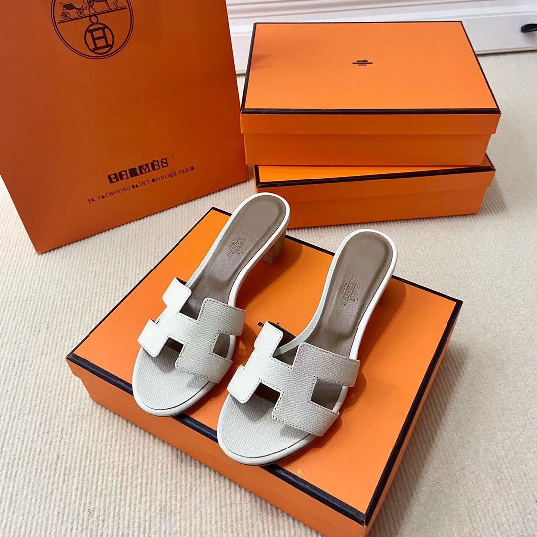 에르메스 올수공 오아시스 슬리퍼 샌들 앱송 39